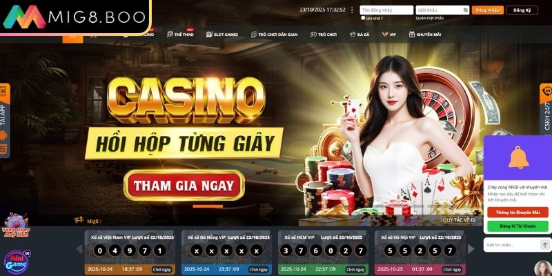 Tầm nhìn của nhà cái MIG8